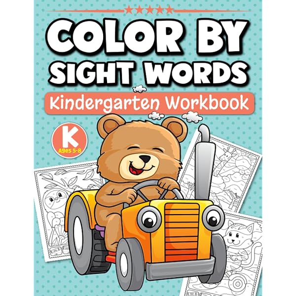 Color By Sight Words Workbook for Pre-K to Kindergarten: Fun